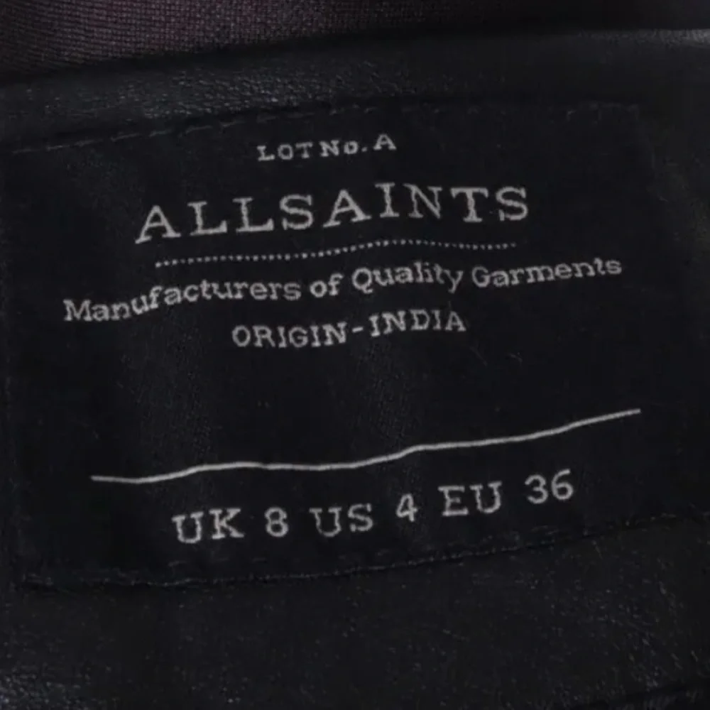 All Saints Leather Jacket - Picture 7 of 8